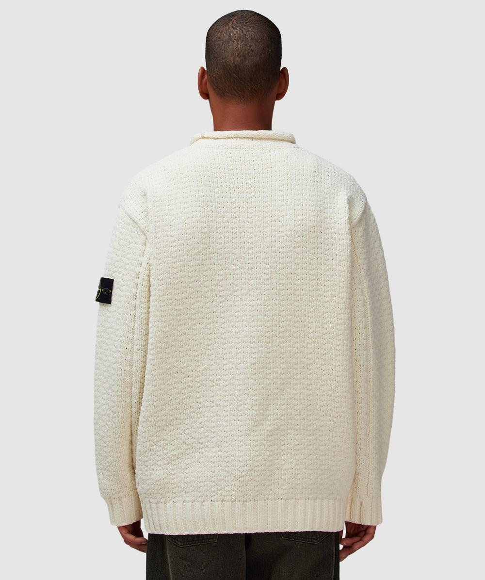 Chenille mock neck sweater - 3
