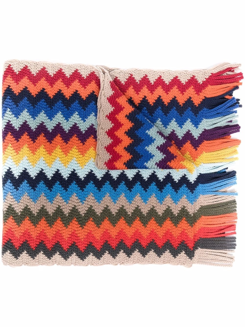 zig-zag knit scarf - 1