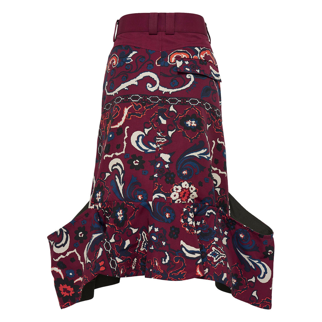 Floral Print Skirt - 2