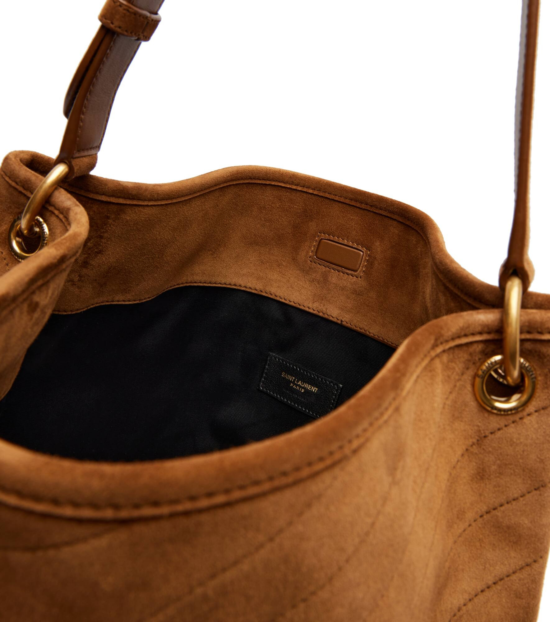 Niki Cassandre suede bucket bag - 3