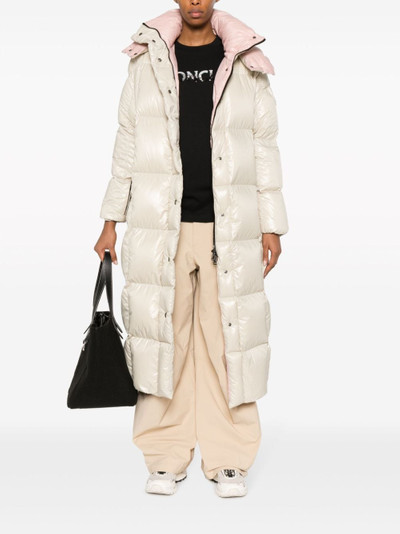 Moncler padded quilted hooded coat outlook