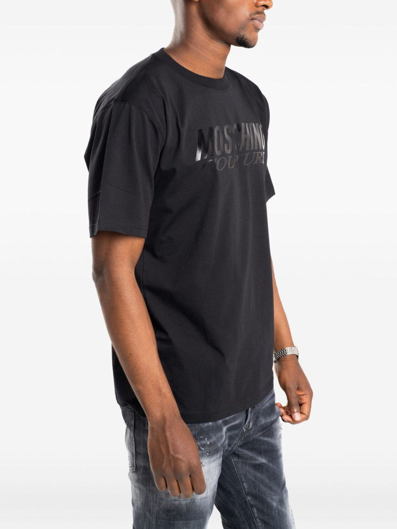 Moschino logo-print cotton T-shirt outlook