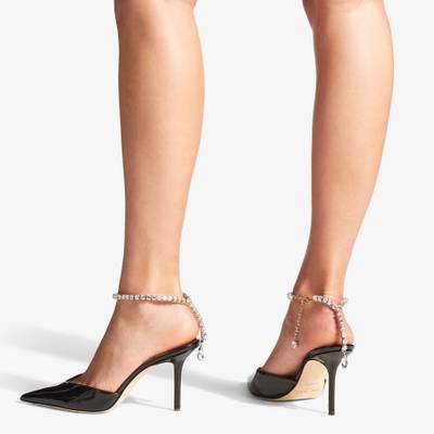 JIMMY CHOO Saeda 85
Black Patent Leather Pumps with Crystal Embellishment outlook