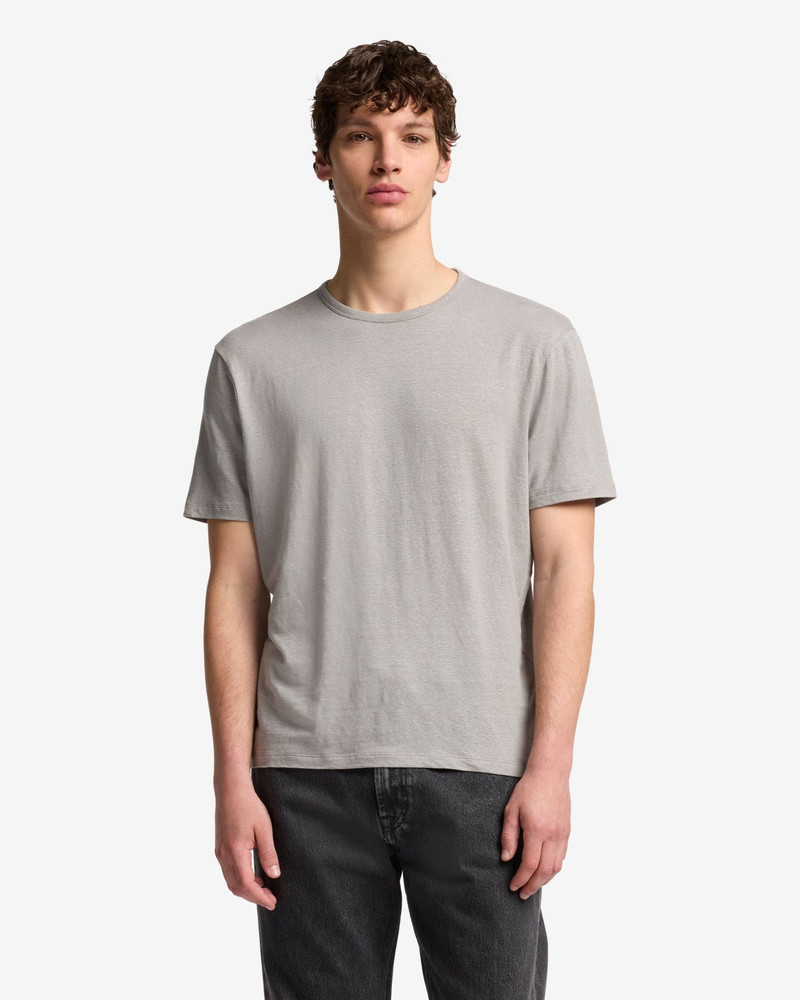 7 For All Mankind Linen Tee in Steel Grey outlook