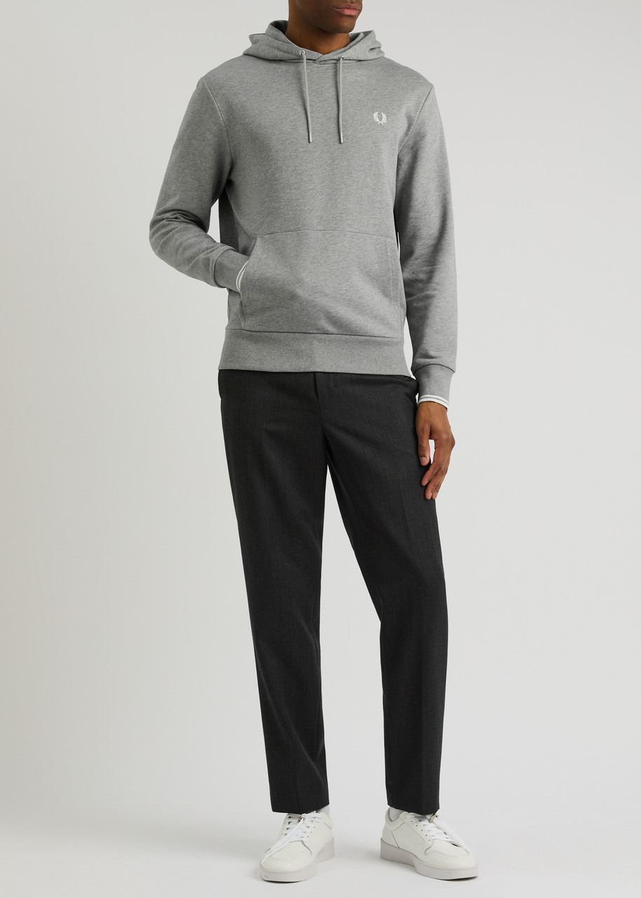 Fred Perry Logo-embroidered Hooded Cotton Sweatshirt - 4