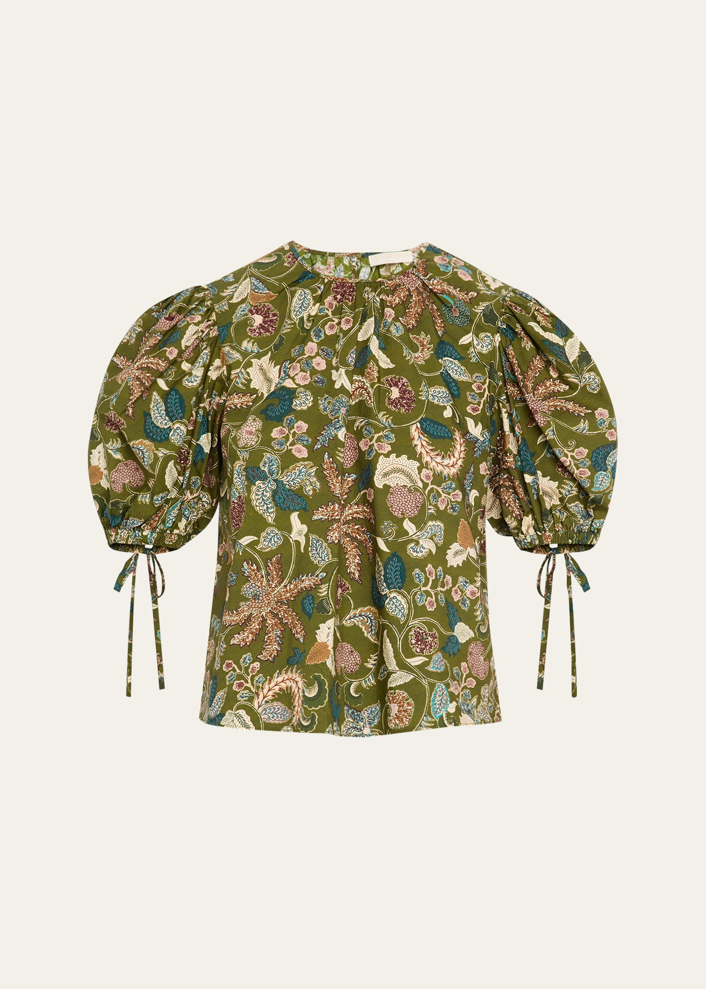 Coralie Puff-Sleeve Blouse - 1