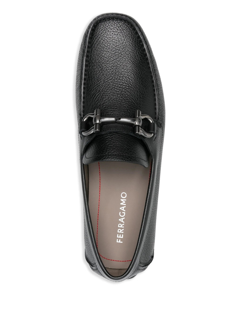 FERRAGAMO Parigi Slip-on Leather Loafers outlook