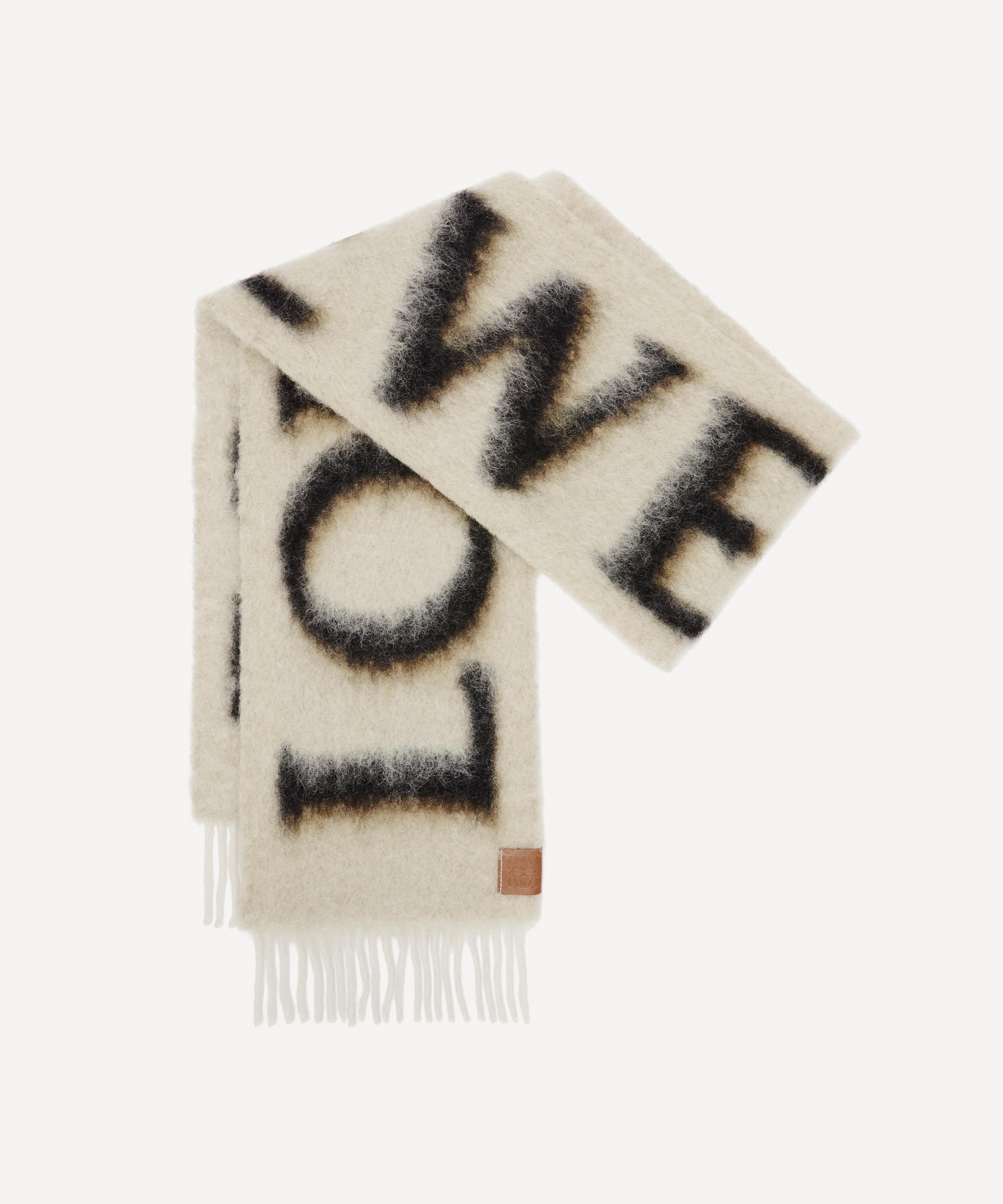 Short Logo Scarf in Wool and Mohair - 2