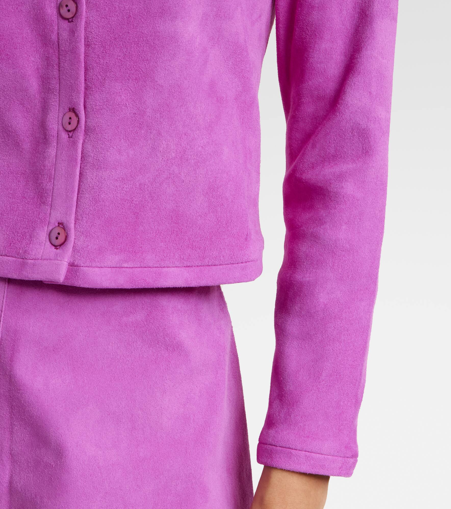 Astrid 24 suede cardigan - 5