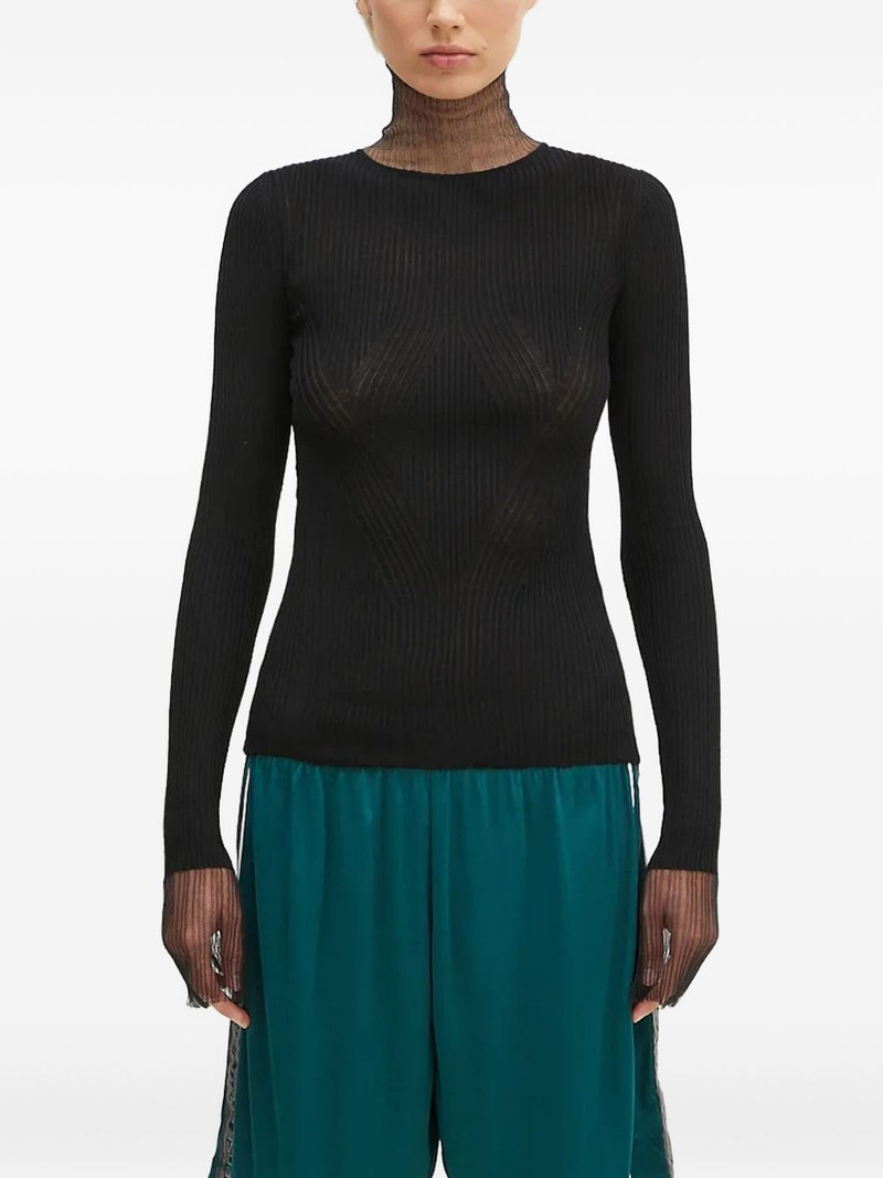 Derris ribbed knitted top 1