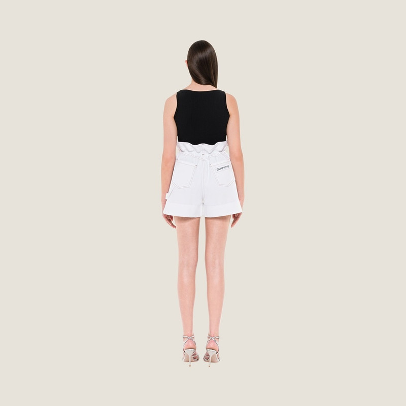 Miu Miu Drill shorts outlook