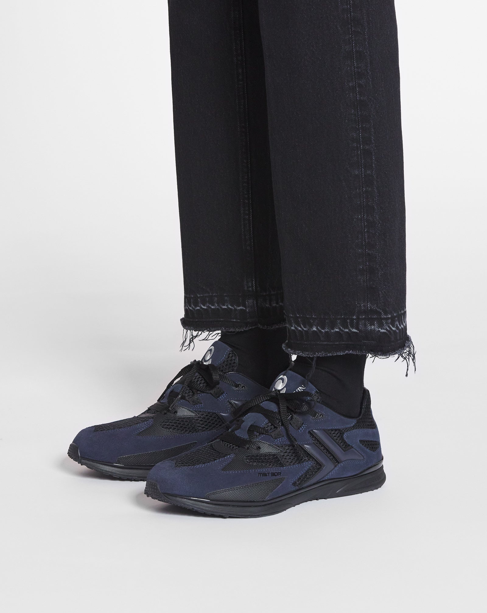 Lanvin METEOR SNEAKERS IN MESH AND SUEDE | REVERSIBLE