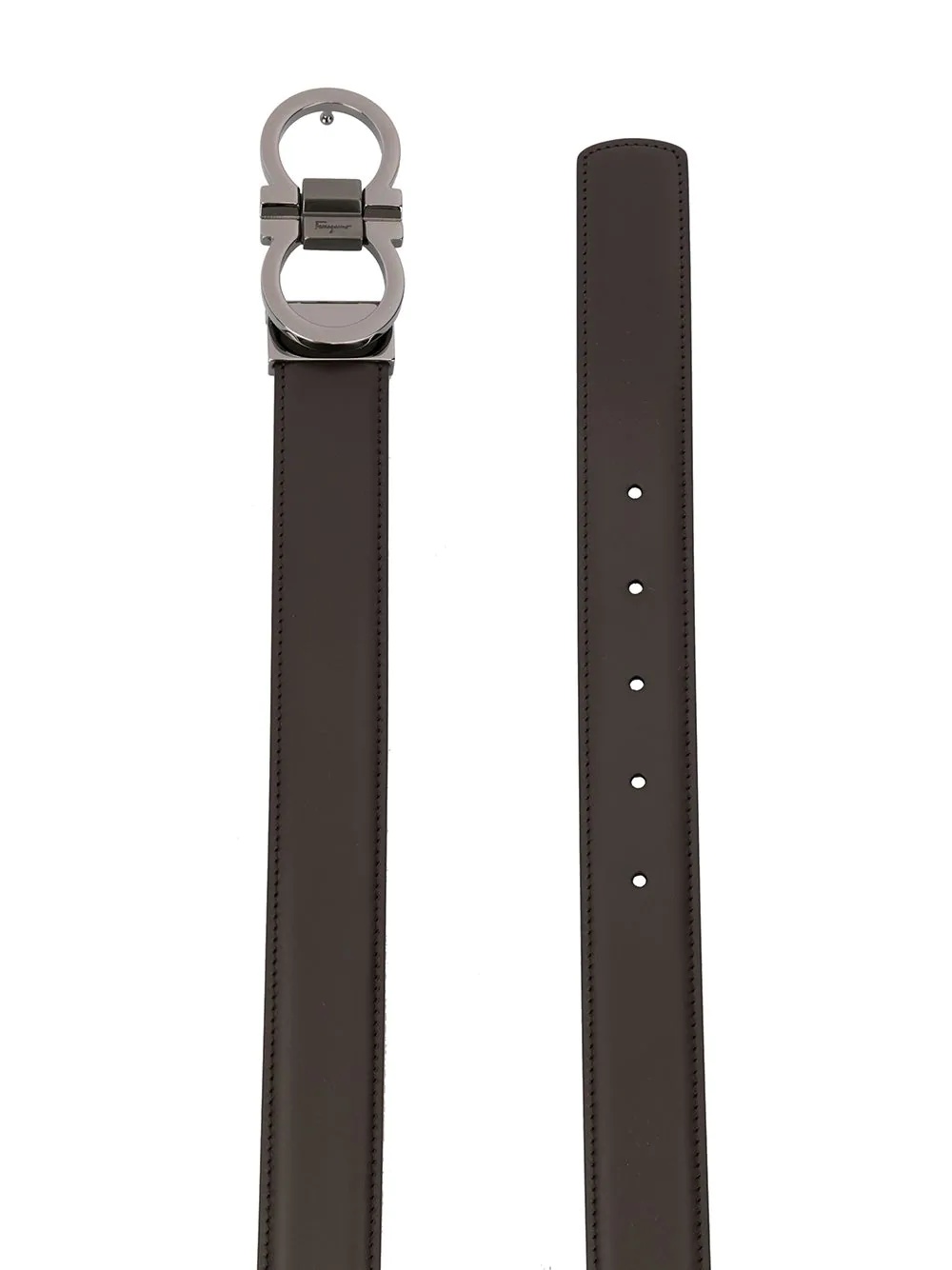 Gancini buckle reversible belt - 2