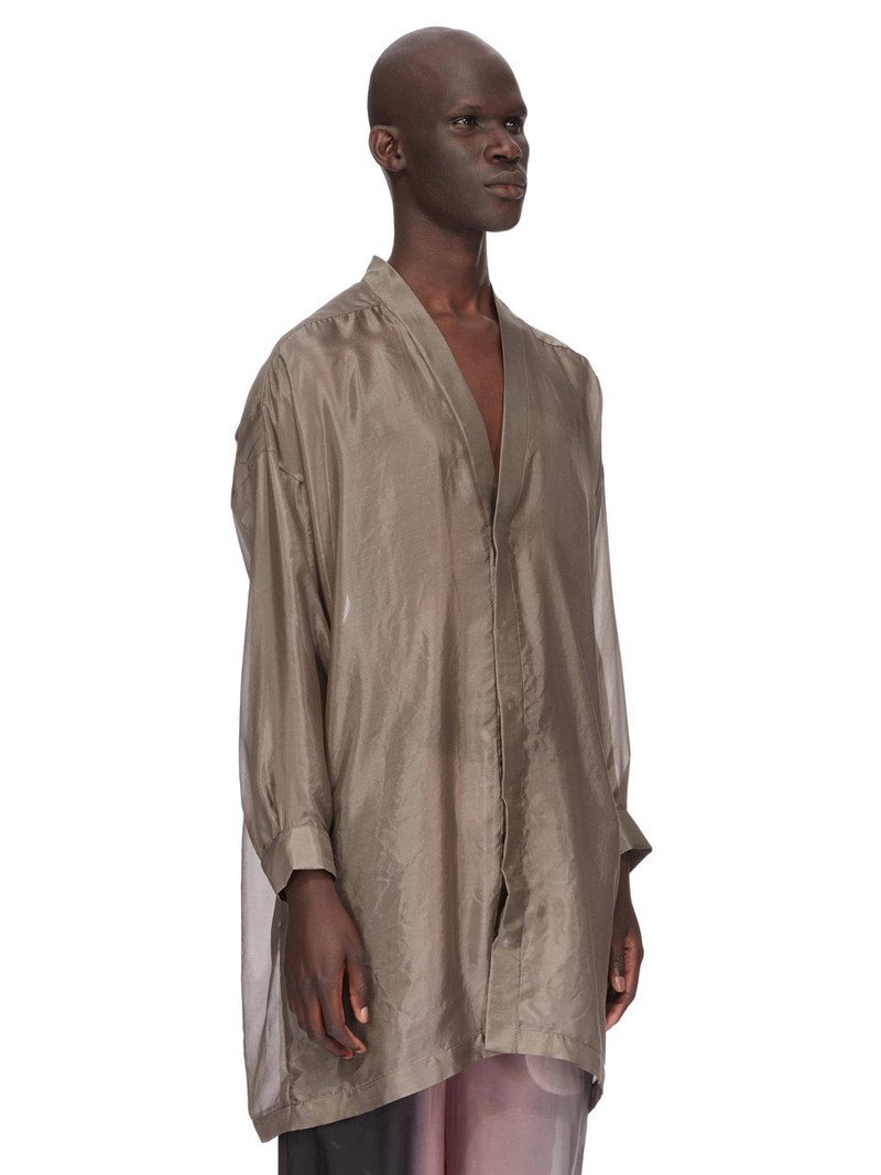 Rick Owens Gray Larry Shirt outlook