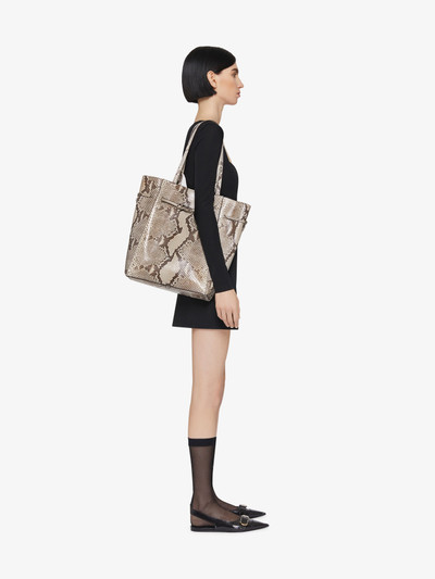 Givenchy MEDIUM VOYOU TOTE BAG IN PYTHON outlook