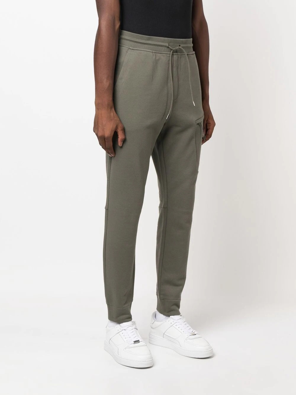 cotton logo-embroidered track-pants - 3