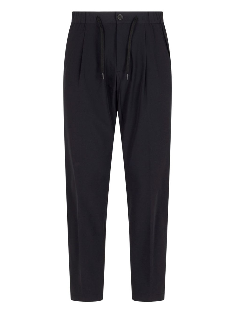 pleated drawstring trousers 1
