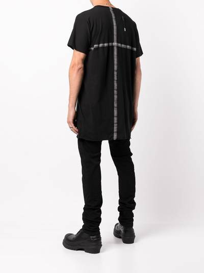 Boris Bidjan Saberi taped strip T-shirt outlook