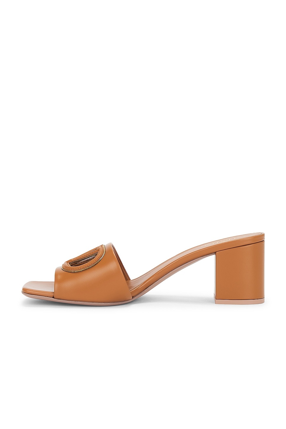 V Logo Cut Out Mule - 5