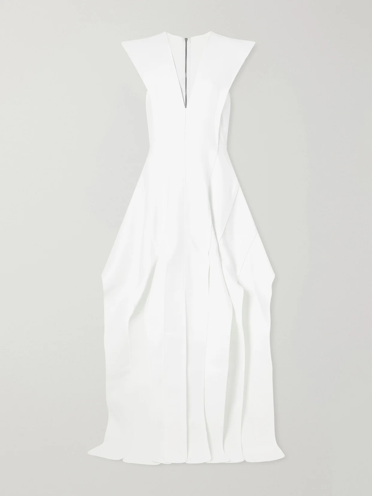 Acumen Paneled Crepe Gown - 1