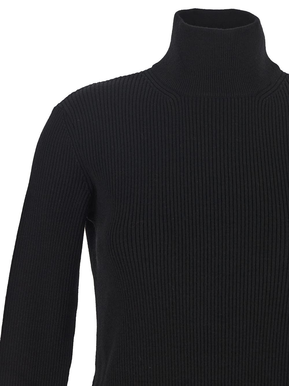 Bottega Veneta Stretch Wool Ribbed Dress | REVERSIBLE