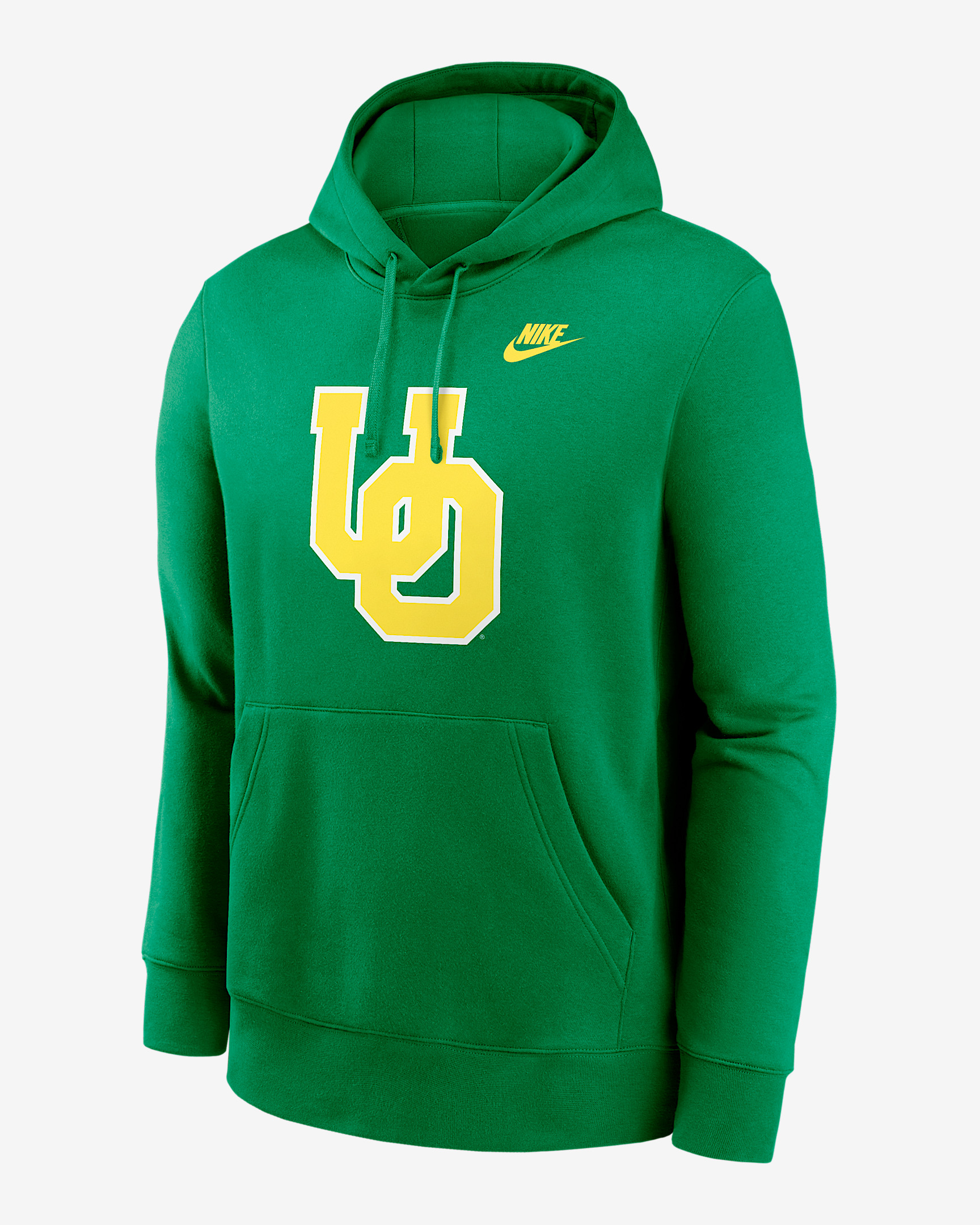 Oregon Legacy Club Primary Logo Men's Nike College Pullover Hoodie - 1