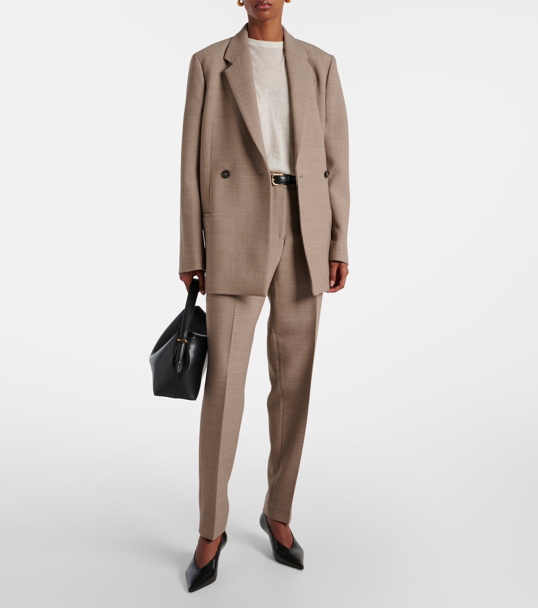 Low-rise straight pants - 2