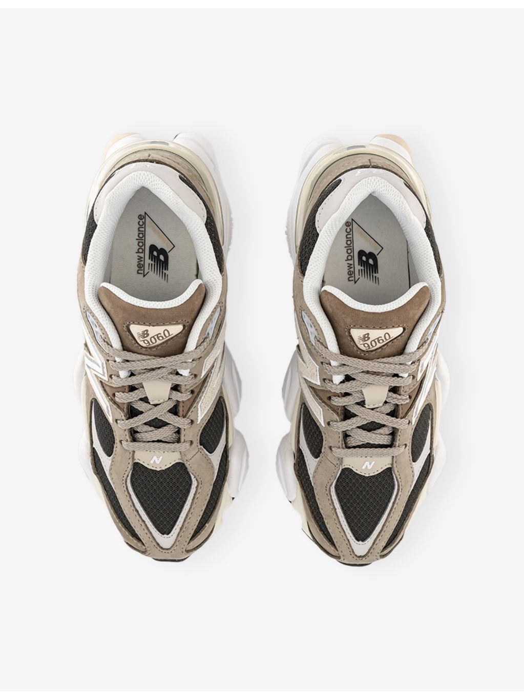 9060 Suede and Mesh Trainers - 2
