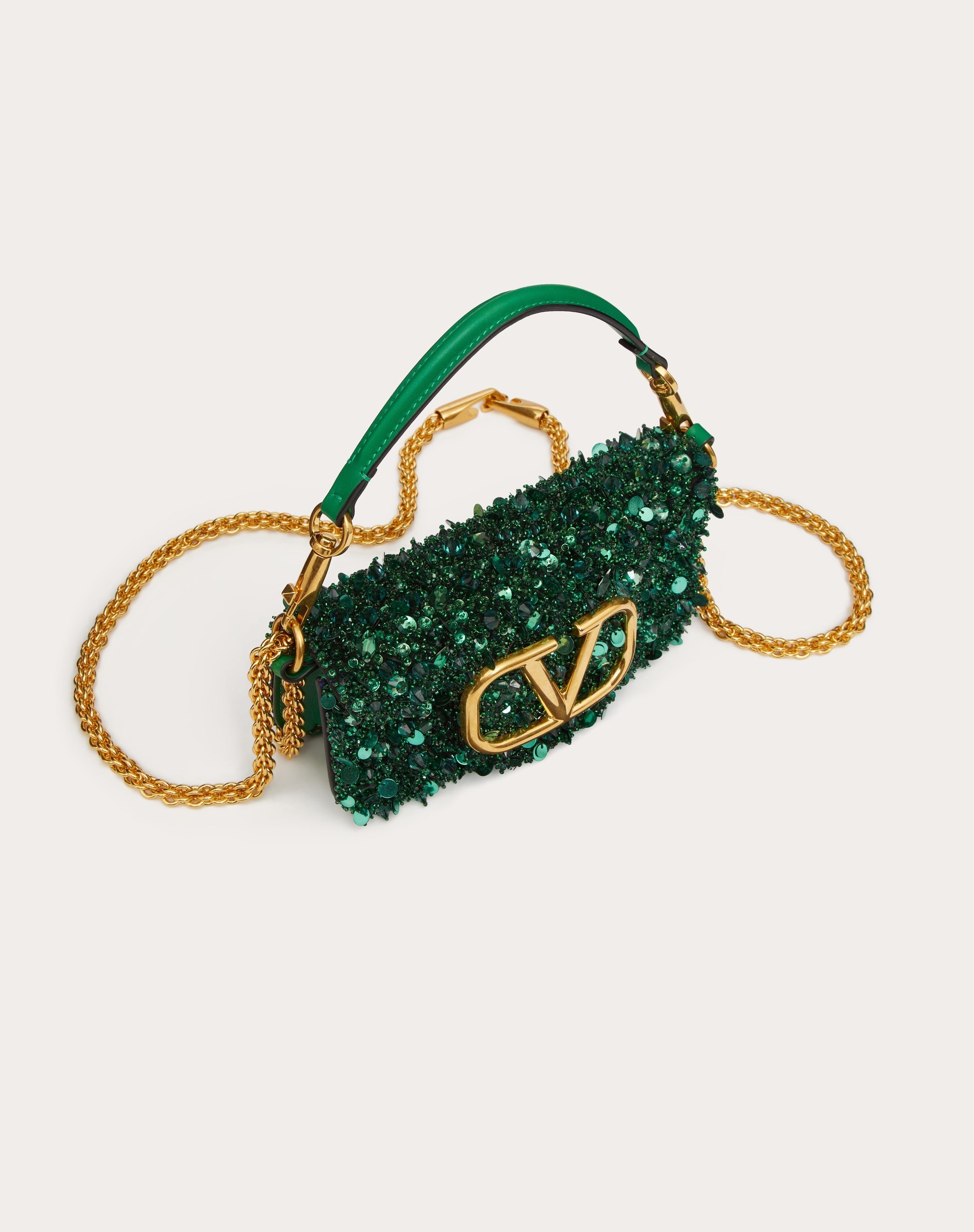 SMALL LOCÒ SHOULDER BAG WITH 3D EMBROIDERY - 6