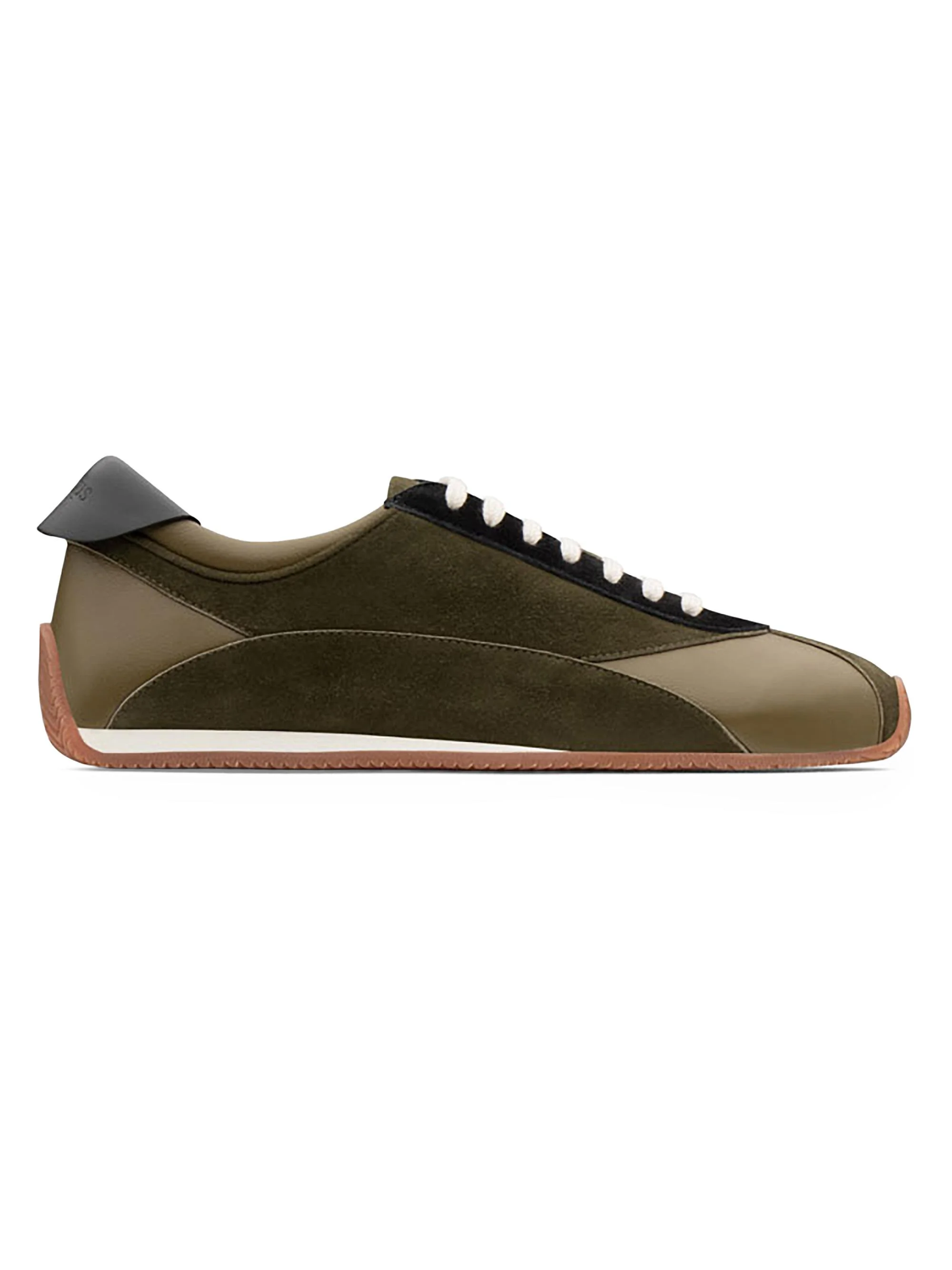 Women's Berenices Low-Top Suede & Leather Sneakers - Olive Black - 1