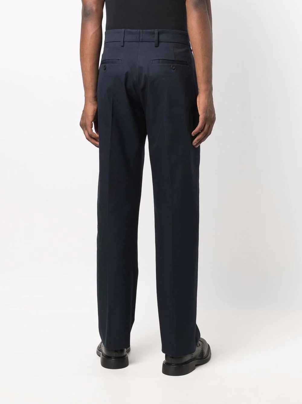 straight-leg tailored trousers - 4