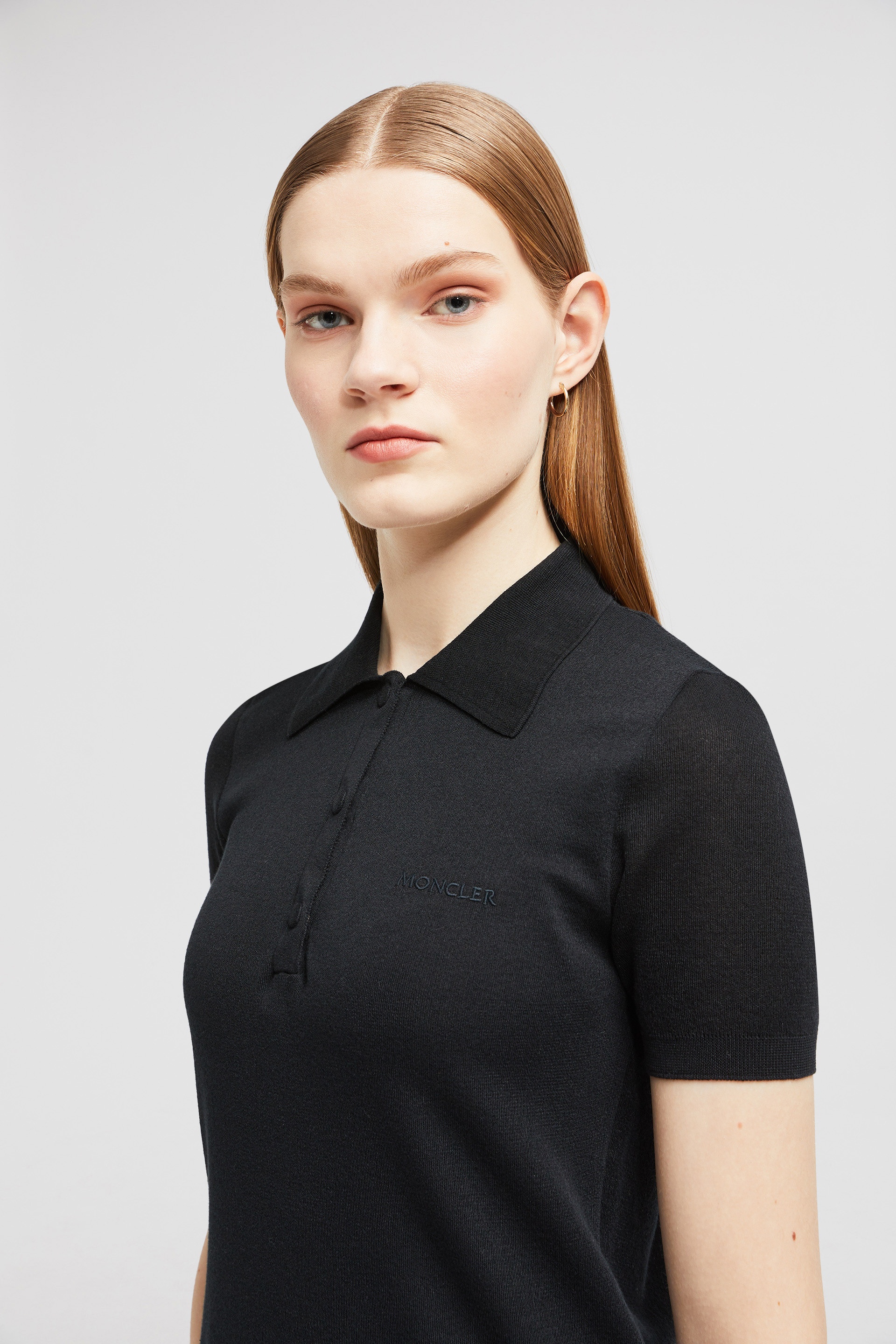 Embroidered Logo Cotton Polo Shirt - 4