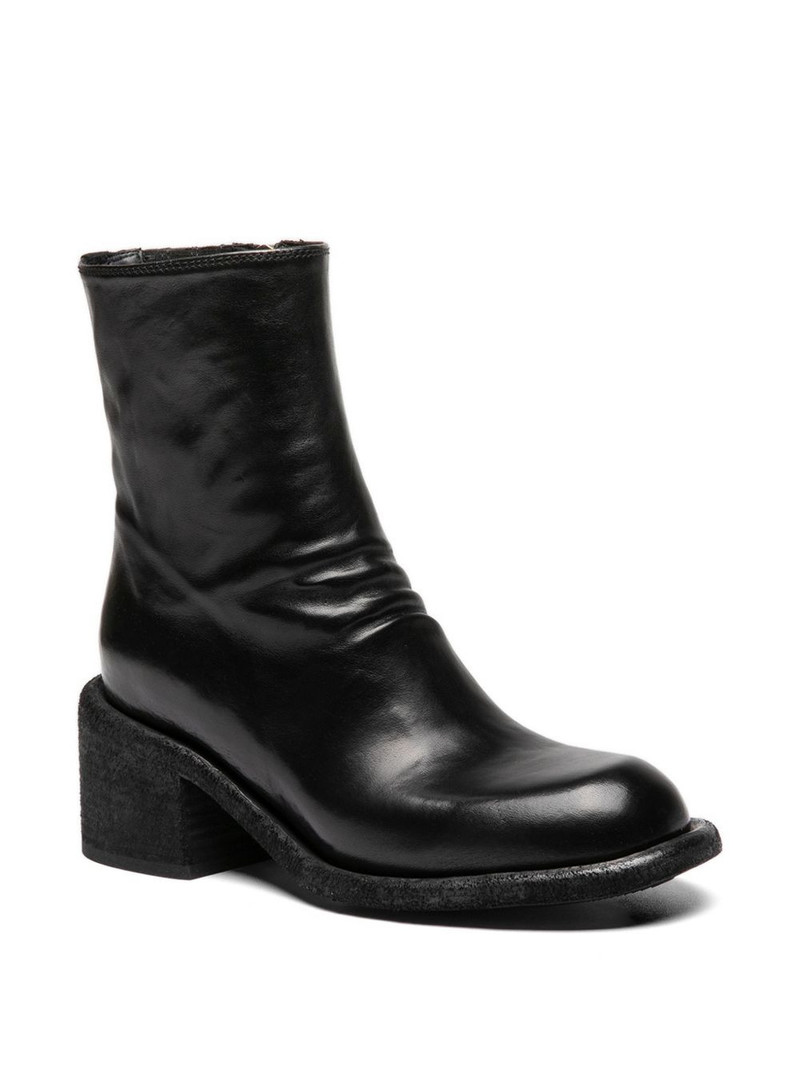 OFFICINE CREATIVE zip leather boots outlook