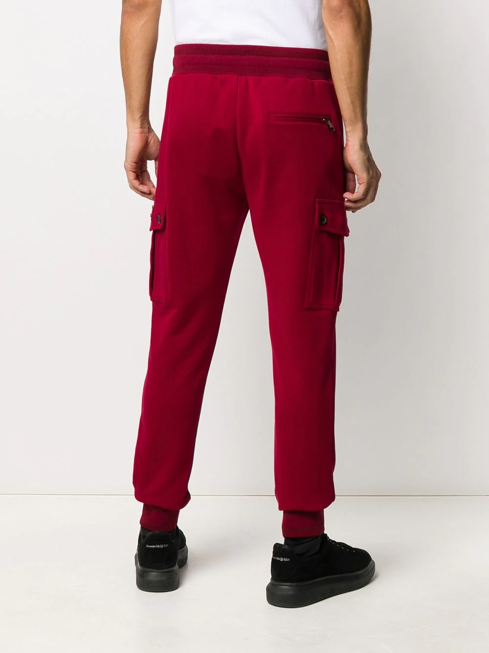 tapered leg track pants - 4