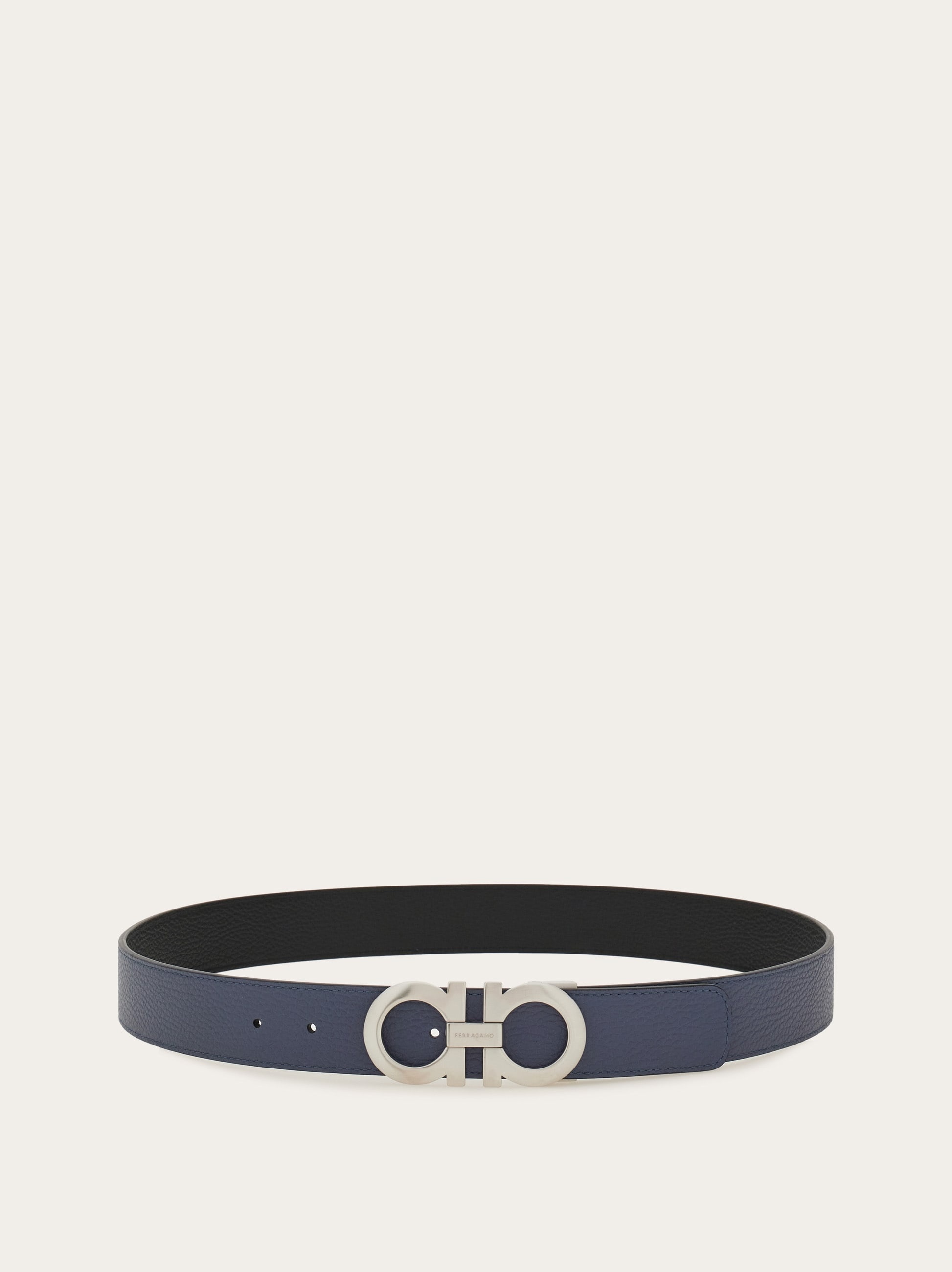 Reversible and adjustable Gancini belt - 3