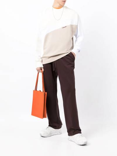 MSGM colourblock sweatshirt outlook