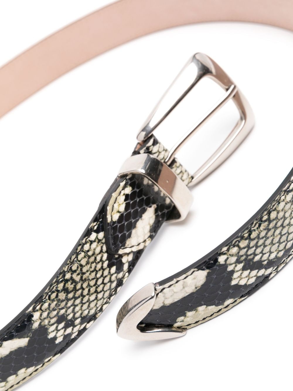 Benny snakeskin-effect belt - 2