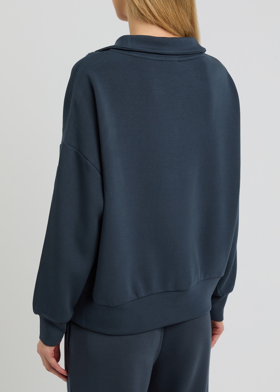 Varley Hawley Half-zip Stretch-jersey Sweatshirt - 3