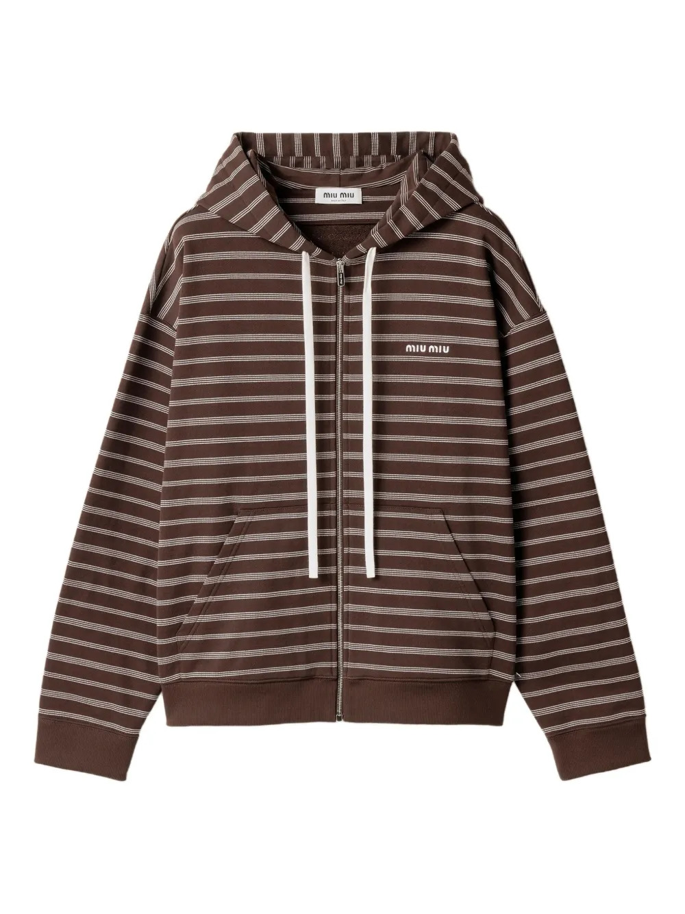 MIU MIU - Women Striped Hoodie - 8