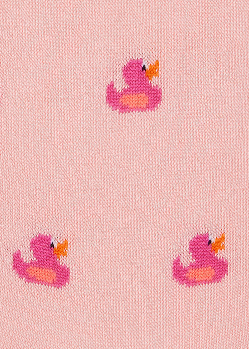 Women's Pink 'Duck' Socks 3