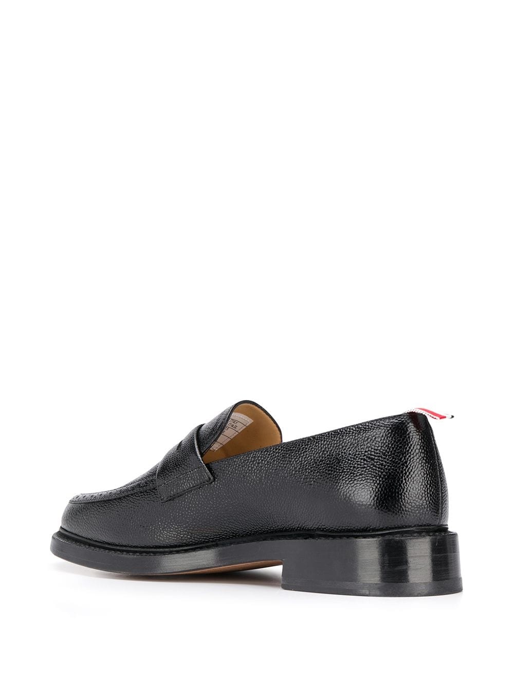 pebble-grain penny loafers - 3