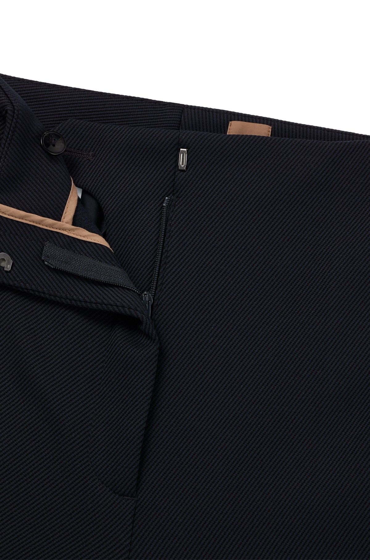 REGULAR-FIT TROUSERS IN STRETCH TWILL WITH FLARED LEG - 6