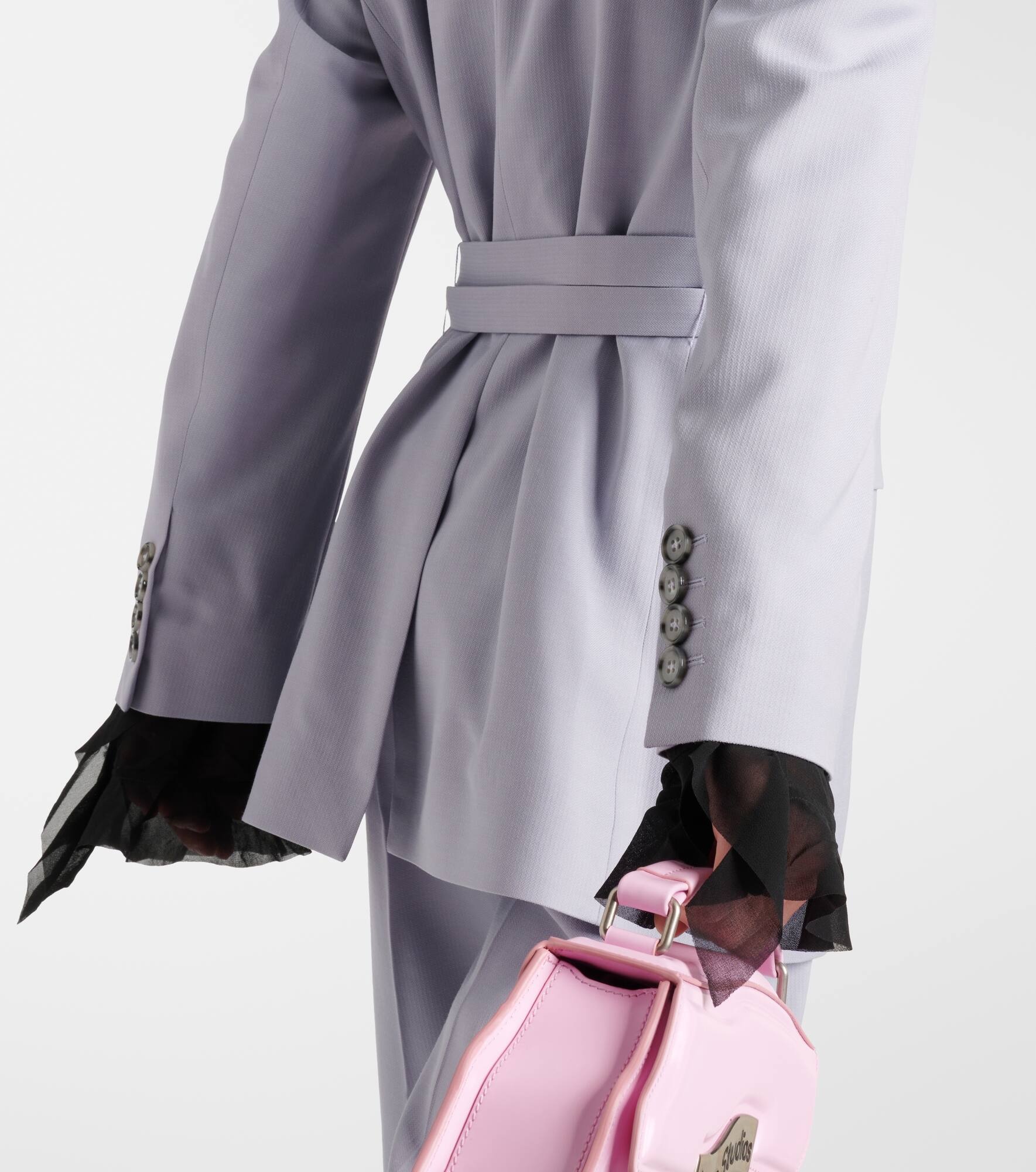 Belted blazer - 6