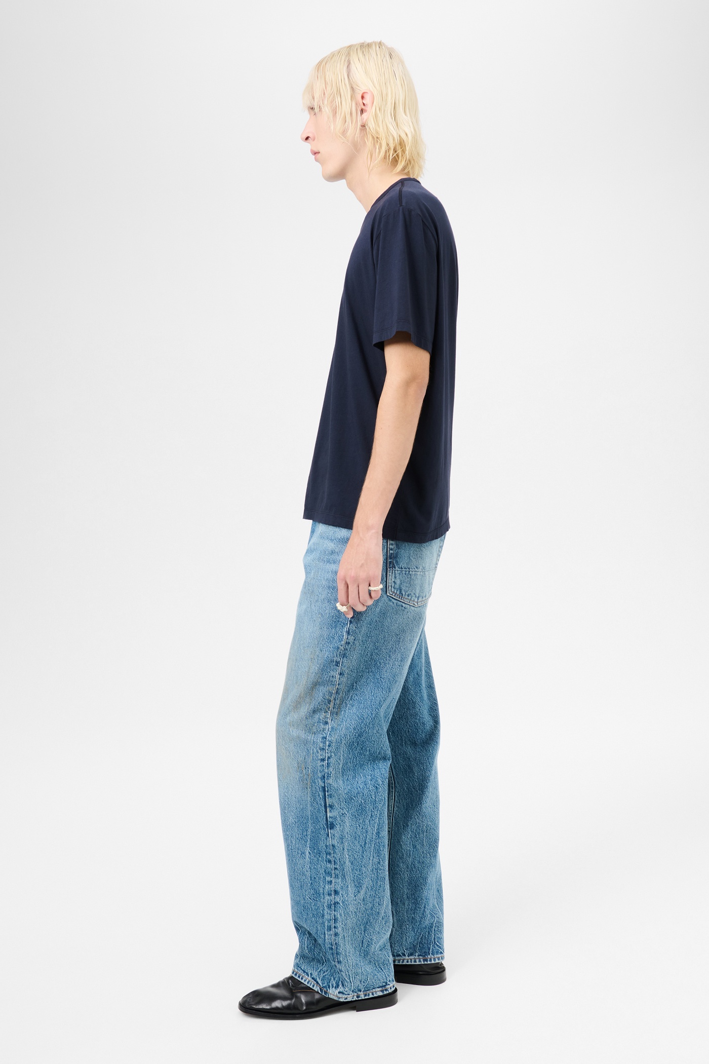 New Box T-Shirt Abyss Blue Clean Jersey - 4