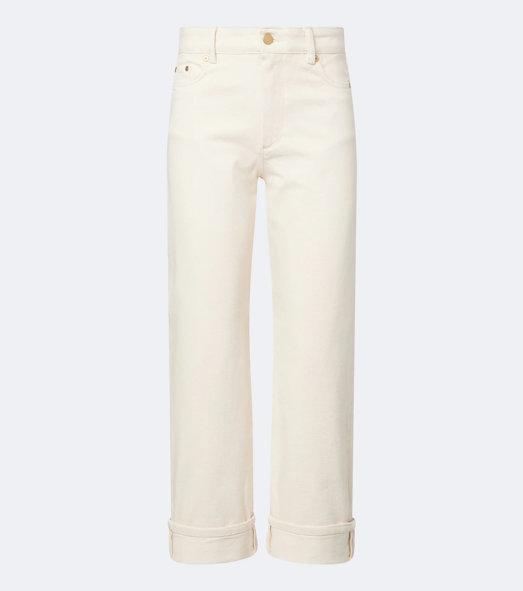 Mid-rise straight jeans - 1