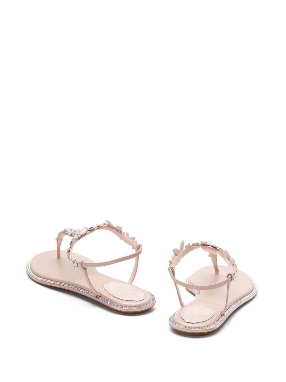 crystal-embellished sandals - 4