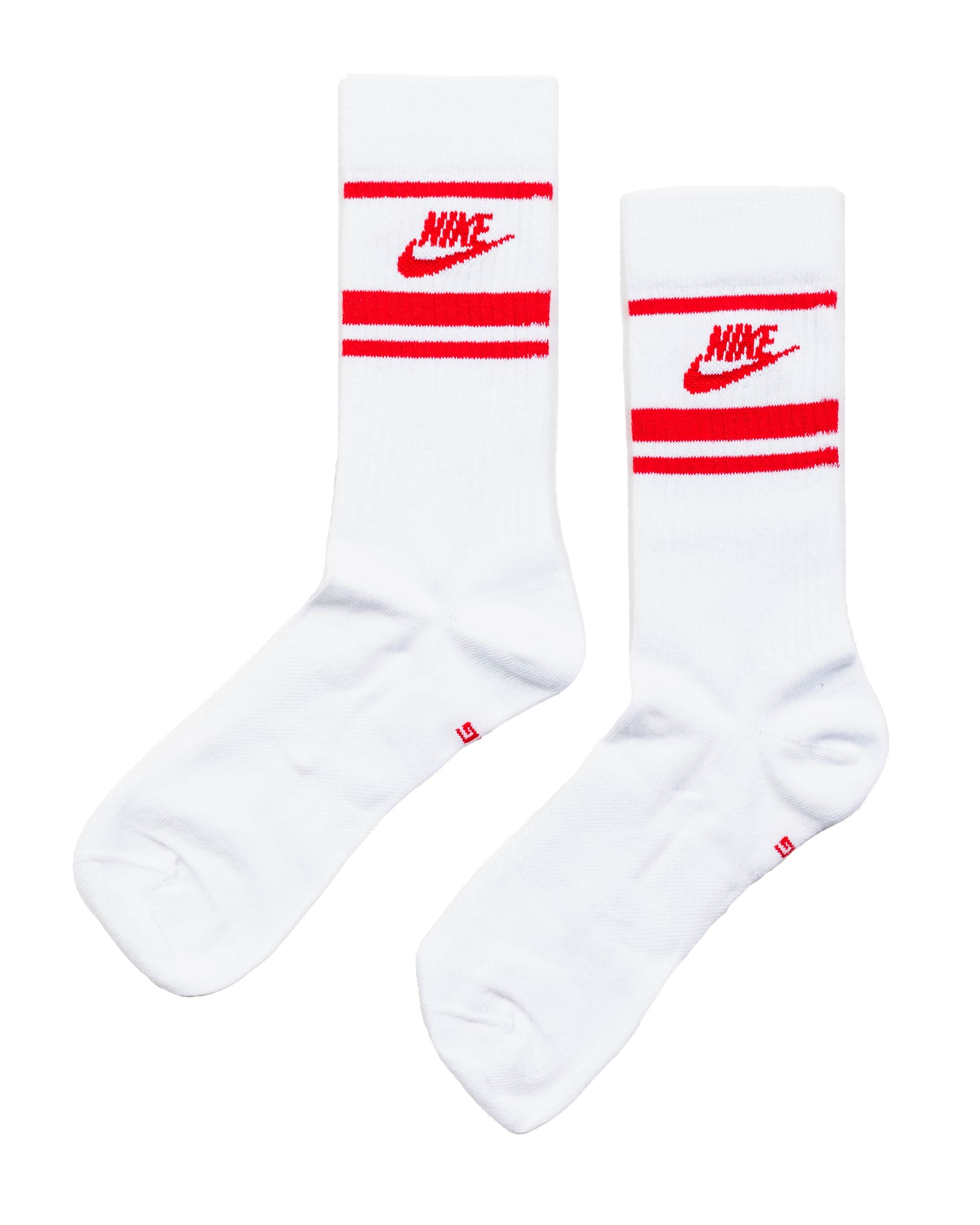 Sportswear Everyday Essential Crew Socks White/University Red (3 Pack) - 2
