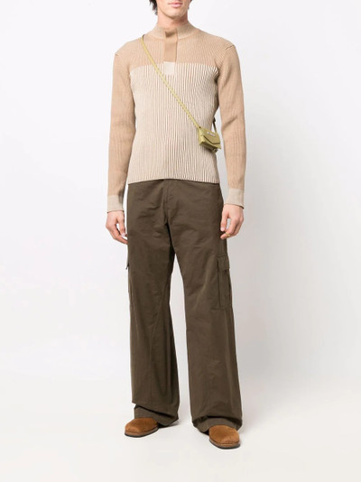 JACQUEMUS The Cedra ribbed-knit sweater outlook