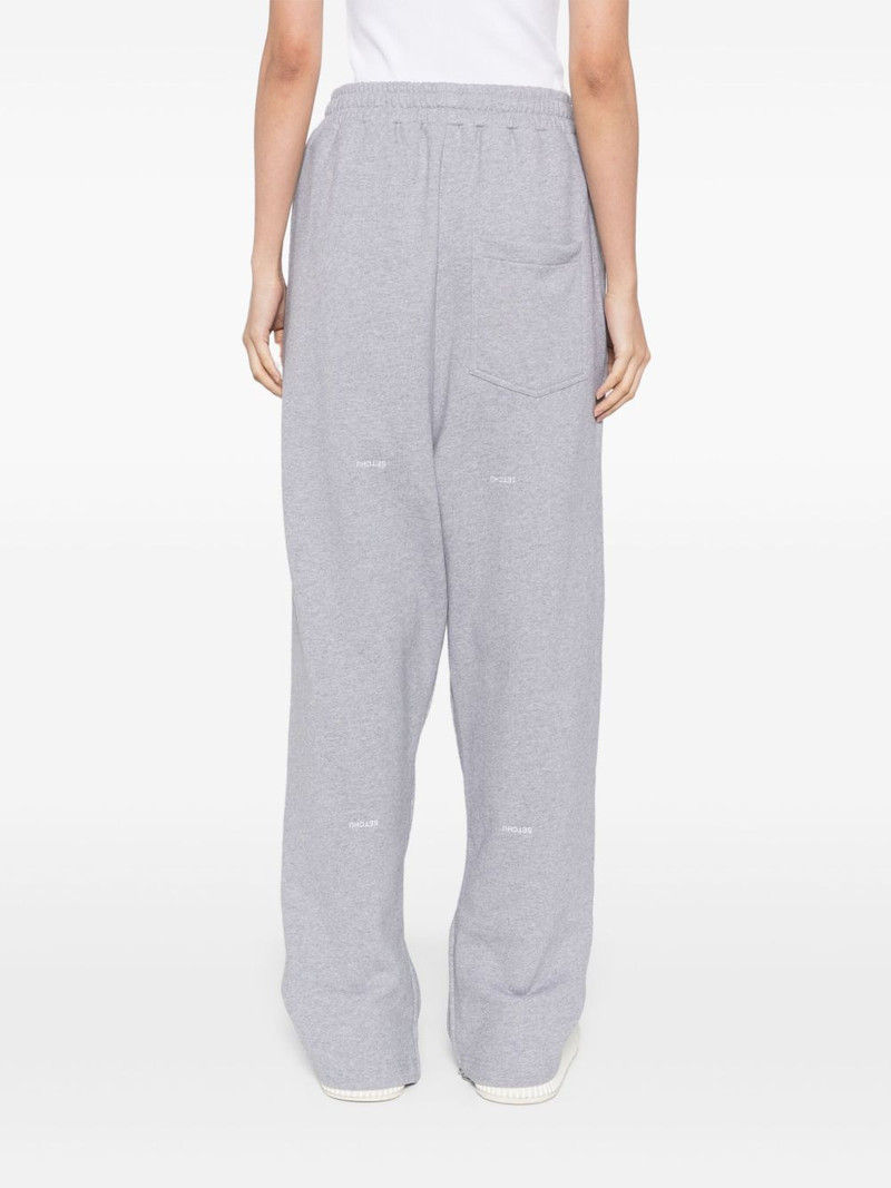 logo-embroidered pants 4