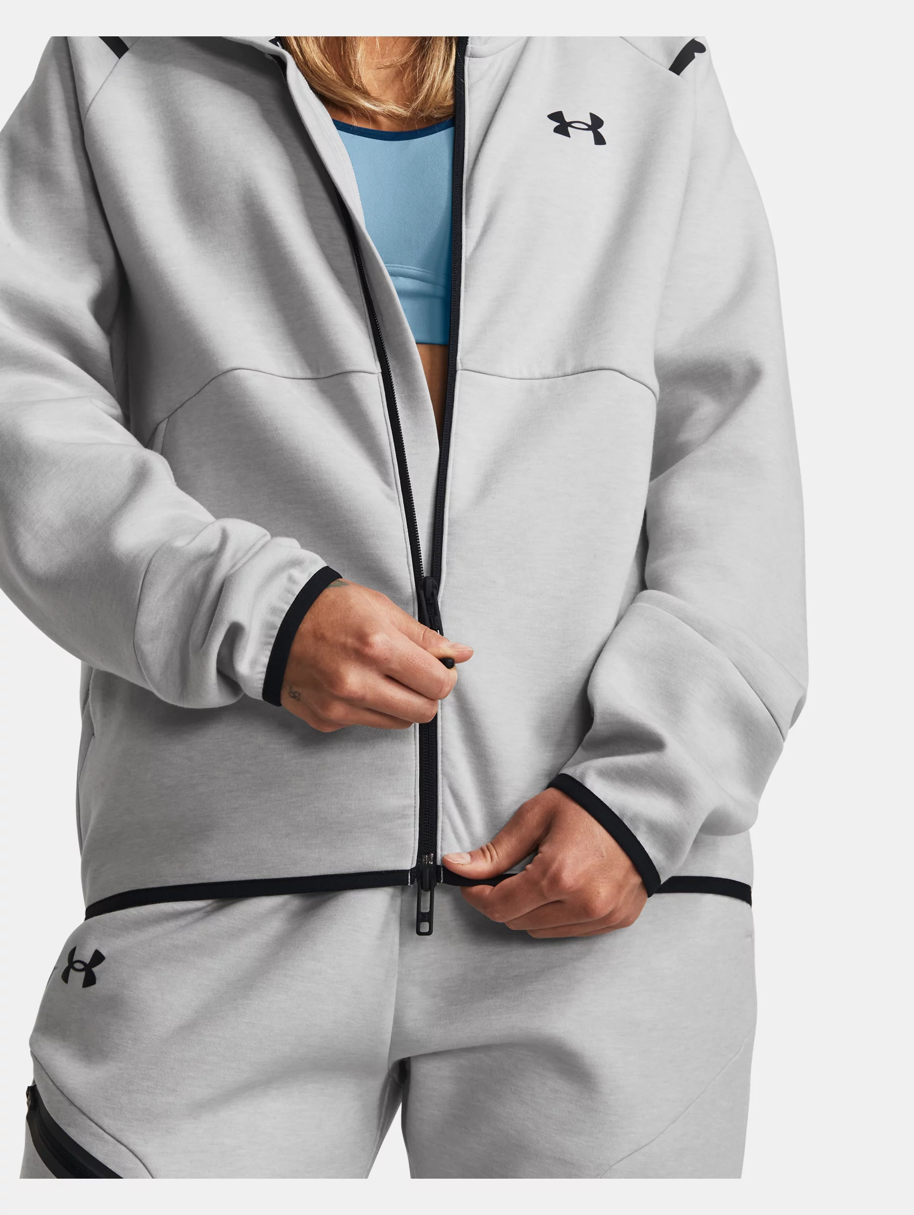 Women's UA Unstoppable Fleece Full-Zip - 8